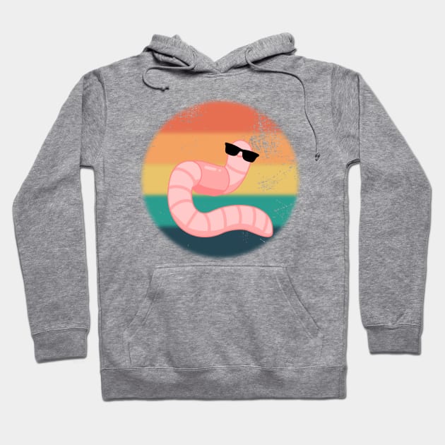 Cool Earthworm Hoodie by Fusti